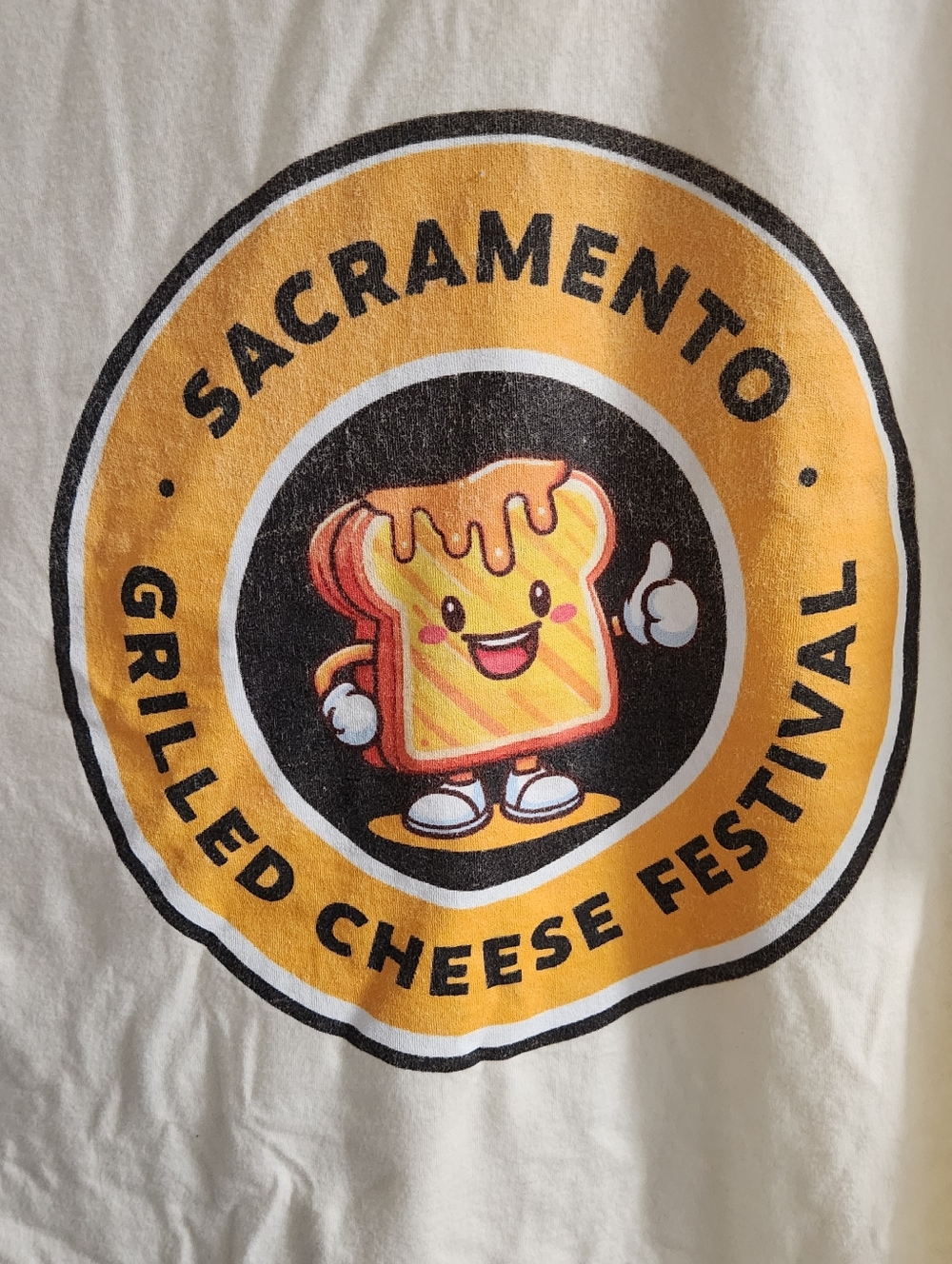 Next Level Apparel Sacramento Grilled Cheese Festival Tee, Size M